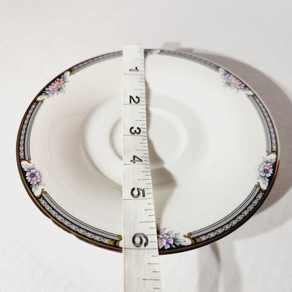 Noritake Saucer Plate 6in Halifax Fine China Floral Replacement Vtg 7729 Rose - Picture 2 of 4
